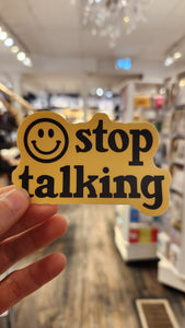 Stickers Stop Talking