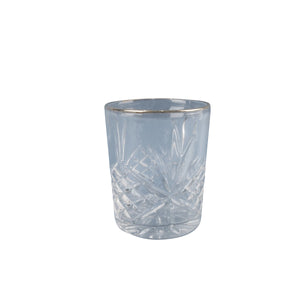 Verre Lowball Clair & Or